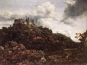 Jacob van Ruisdael Bentheim Castle Sweden oil painting reproduction